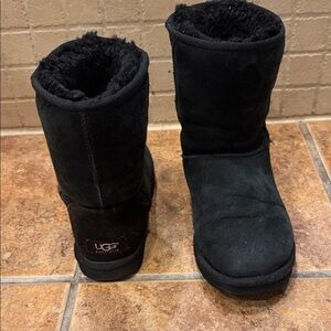 UGG Black Suede Women's Boots